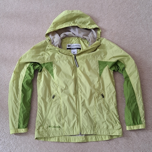 Columbia Packable Jacket Women's Small Green Soft Shell Lightweight Windbreaker - Picture 16 of 16